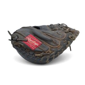 RAWLINGS 32 1/2 Inch Leather RCMRB Catcher Mitt Lite Toe Baseball Glove LH